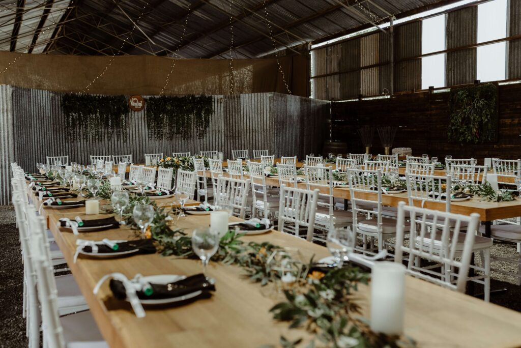 Wedding Barn, Wedding Eating Area